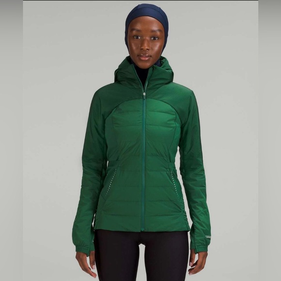 Lululemon Women’s Size 10 Down for It All Jacket in Everglade Green NWT - Picture 9 of 11